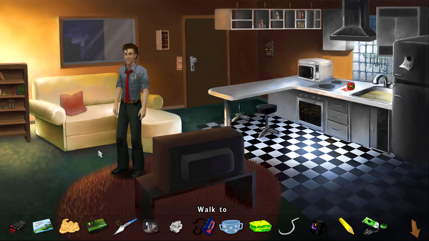 a screenshot from the videogame Zak McKracken Between Time and Space